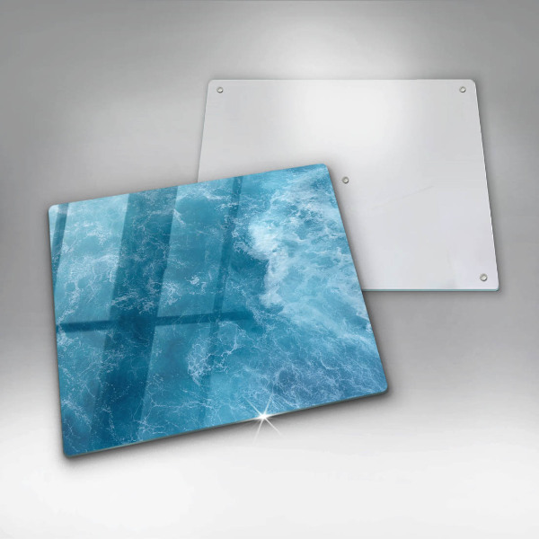 Kitchen worktop saver Blue water