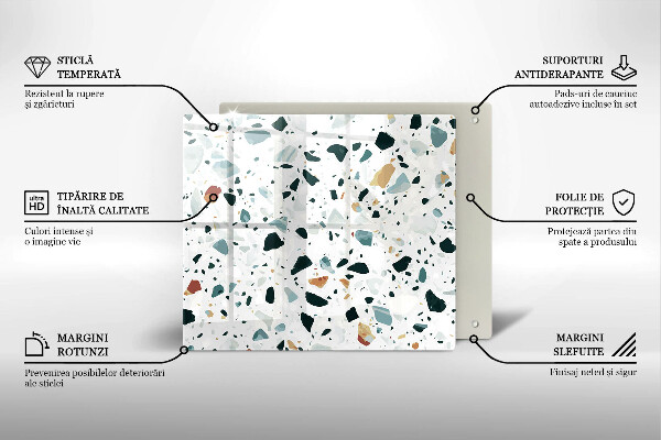 Kitchen worktop cover Bright stone