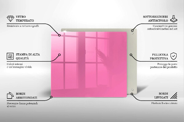 Worktop saver Pink color