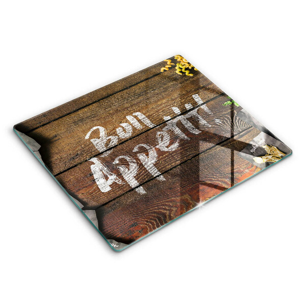 Kitchen worktop saver Boards inscription Bon Appetit