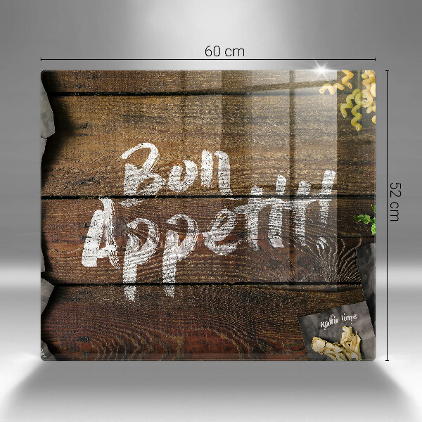 Kitchen worktop saver Boards inscription Bon Appetit