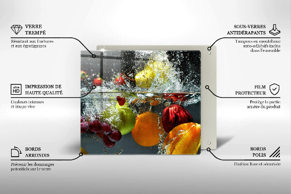 Kitchen worktop saver Juicy fruit in water