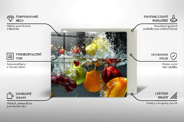 Kitchen worktop saver Juicy fruit in water