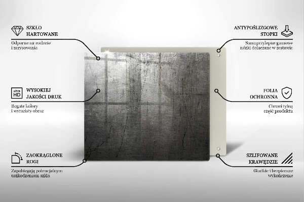 Worktop saver Metal texture