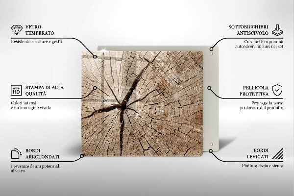 Worktop heat protector Tree