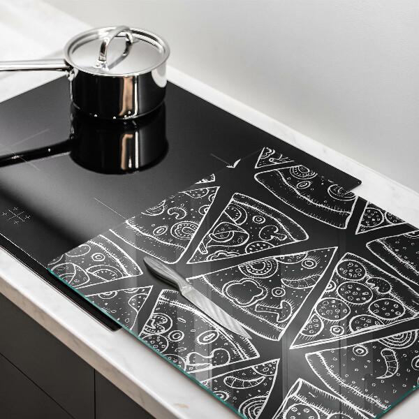 Worktop heat protector Pizza illustration