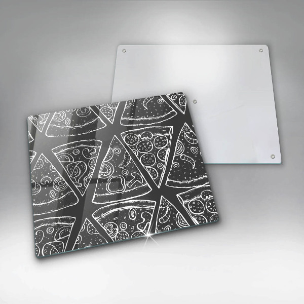 Worktop heat protector Pizza illustration