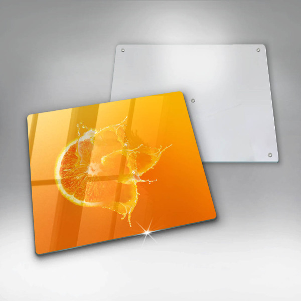 Kitchen worktop saver Juicy fruit of orange