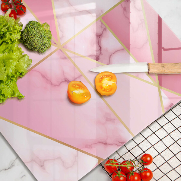 Kitchen worktop saver Geometric marble
