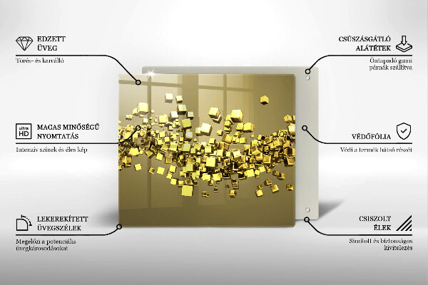 Kitchen worktop saver Abstraction 3D geometry