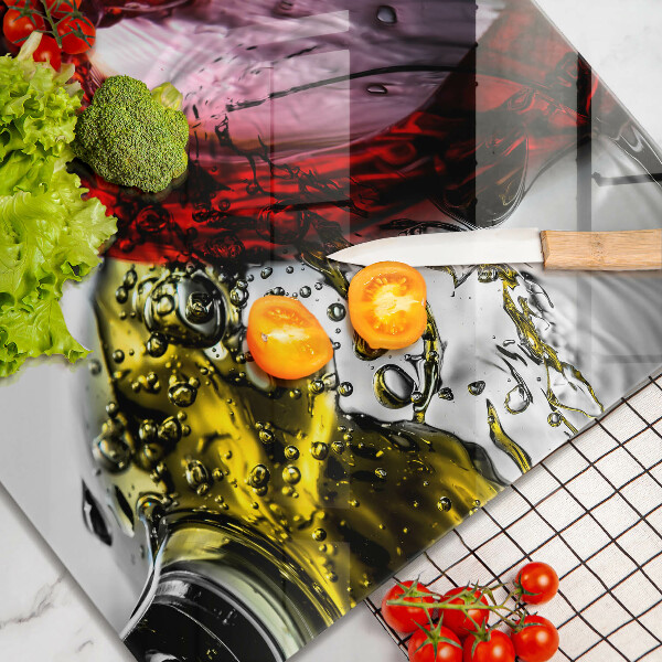 Kitchen worktop saver Wine glasses