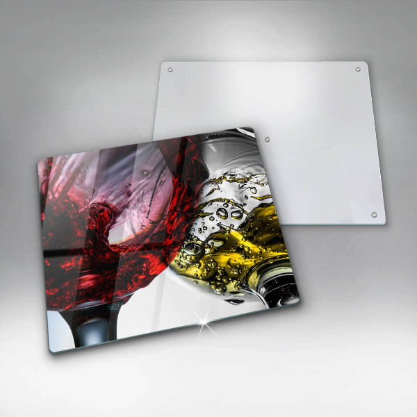 Kitchen worktop saver Wine glasses