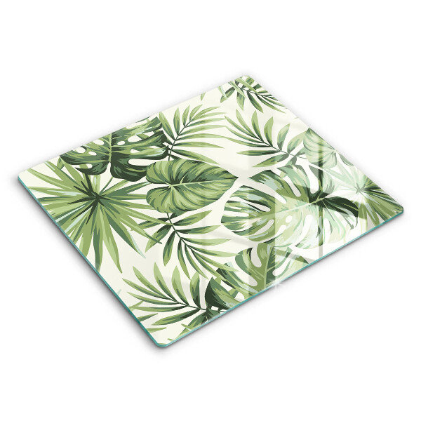 Kitchen worktop saver Illustration of the Monstera leaves