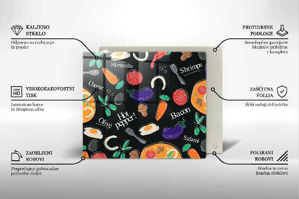 Kitchen worktop saver Food illustration