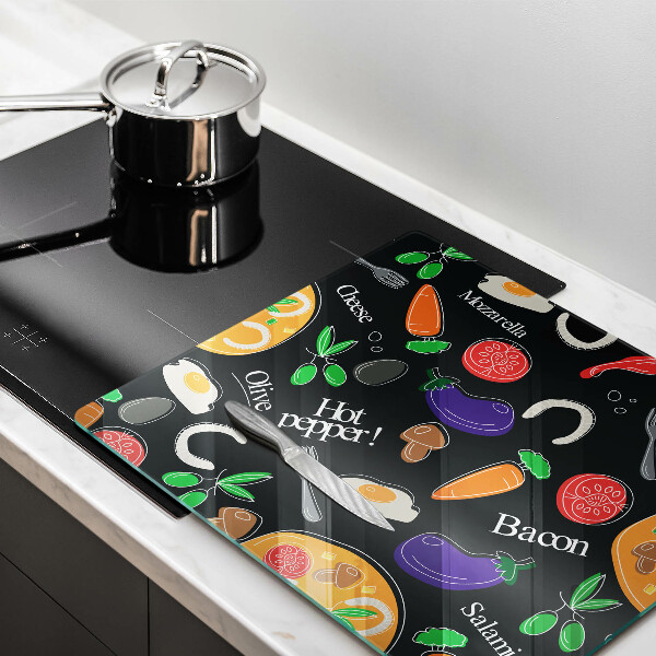 Kitchen worktop saver Food illustration