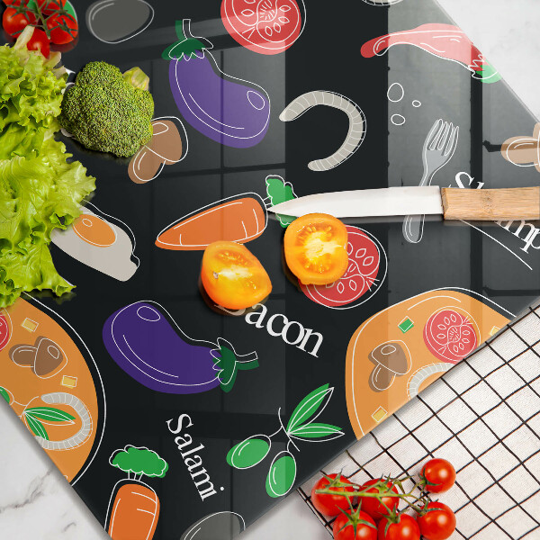 Kitchen worktop saver Food illustration