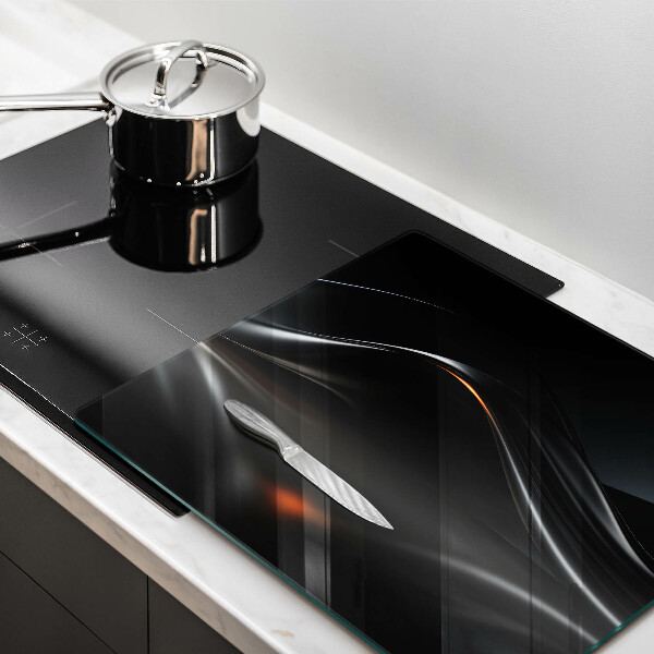 Induction hob cover 3D design abstraction