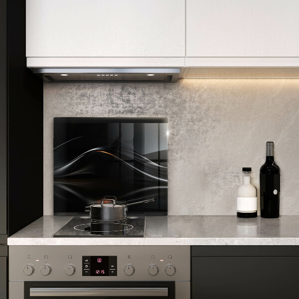 Induction hob cover 3D design abstraction