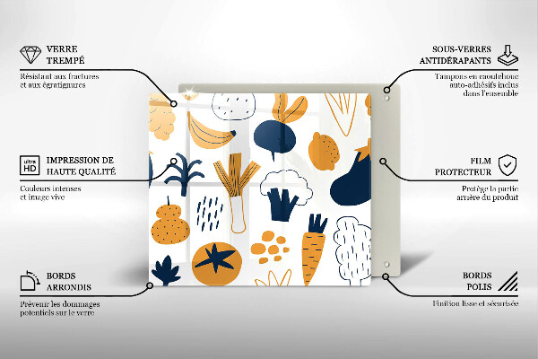 Kitchen worktop saver Food illustration