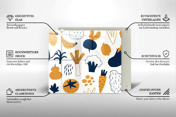 Kitchen worktop saver Food illustration