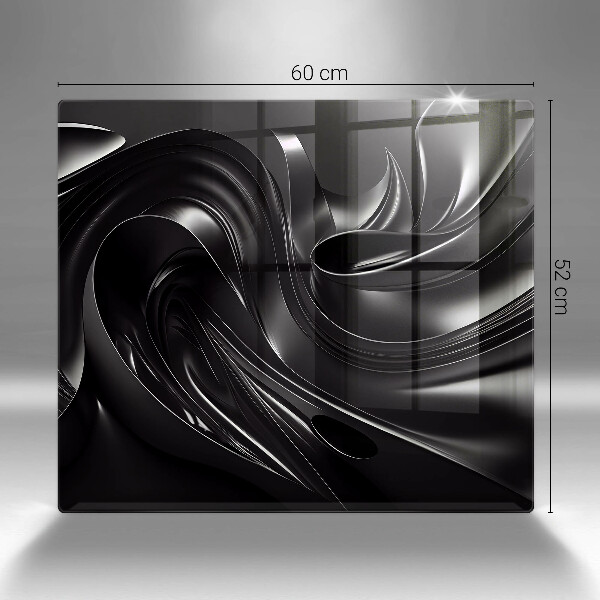 Kitchen worktop saver Black mass abstraction