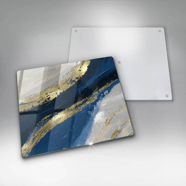Kitchen worktop saver Texture with gold