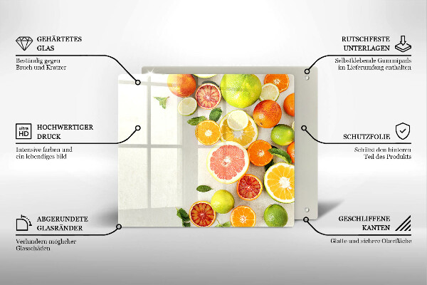 Kitchen worktop saver Fruits citruses