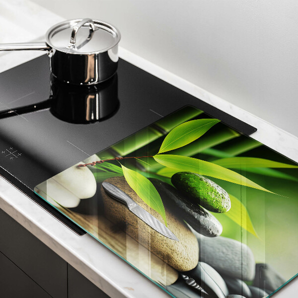 Kitchen worktop saver Zen bamboo stones