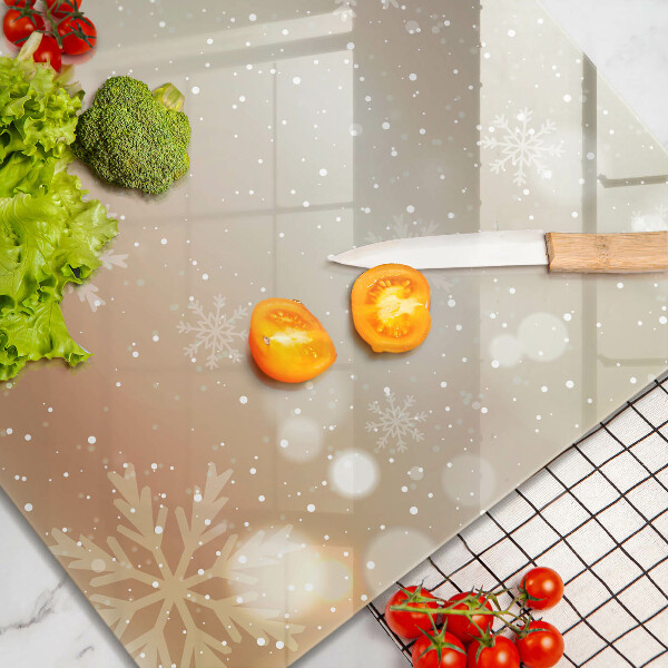 Kitchen worktop saver Snowflakes