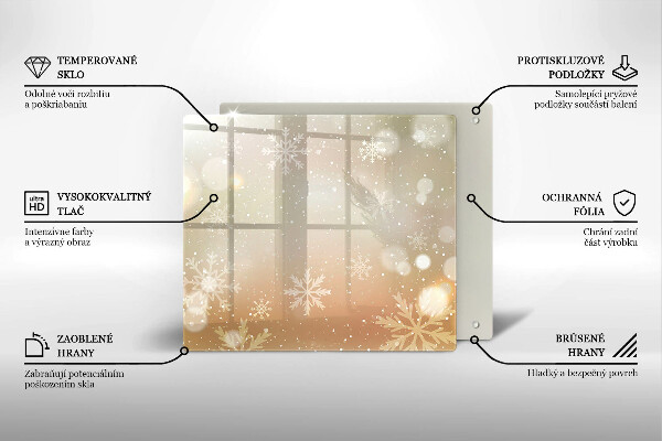 Kitchen worktop saver Snowflakes