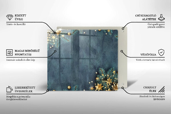 Kitchen worktop saver Christmas decorations