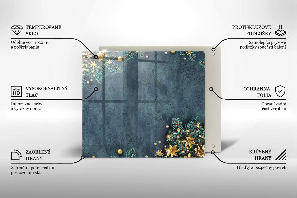 Kitchen worktop saver Christmas decorations