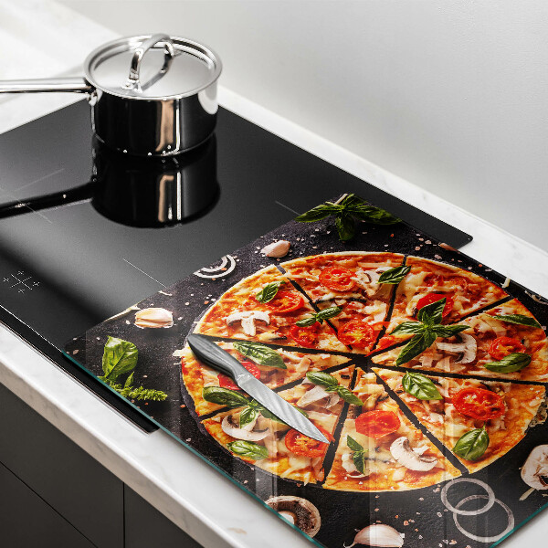 Kitchen worktop saver Pizza with mushrooms