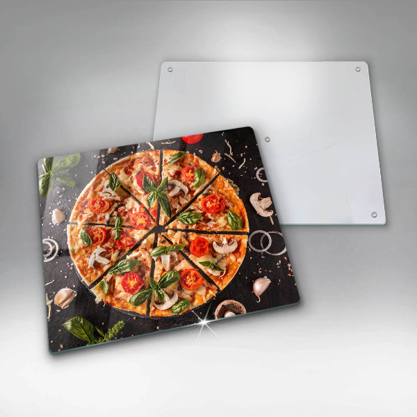 Kitchen worktop saver Pizza with mushrooms