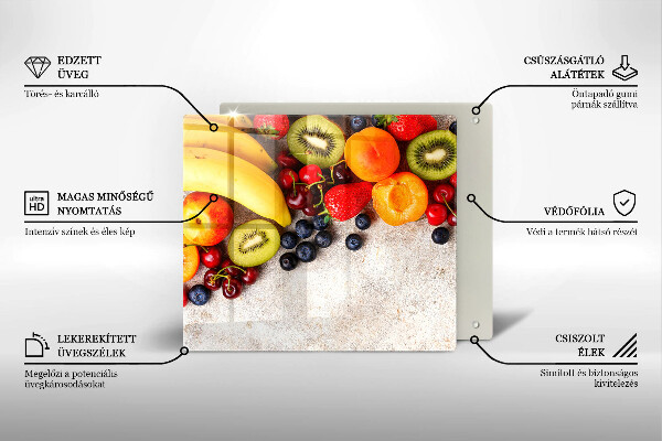 Kitchen worktop saver Holiday fruits