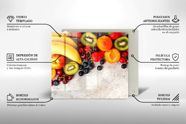 Kitchen worktop saver Holiday fruits