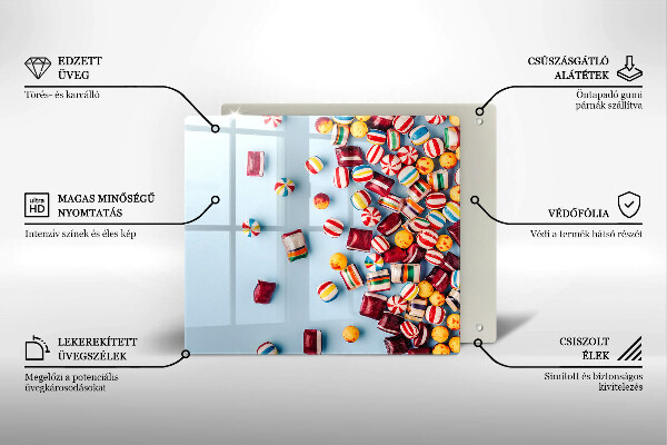 Kitchen worktop saver Colorful candies