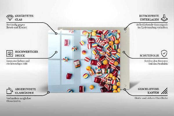 Kitchen worktop saver Colorful candies