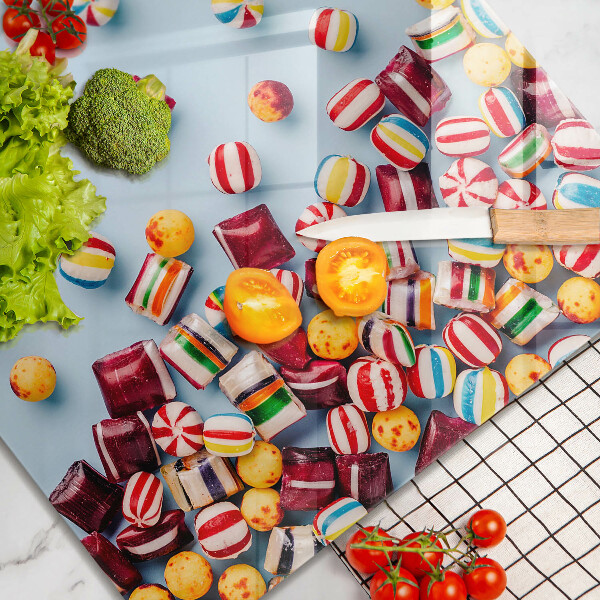 Kitchen worktop saver Colorful candies