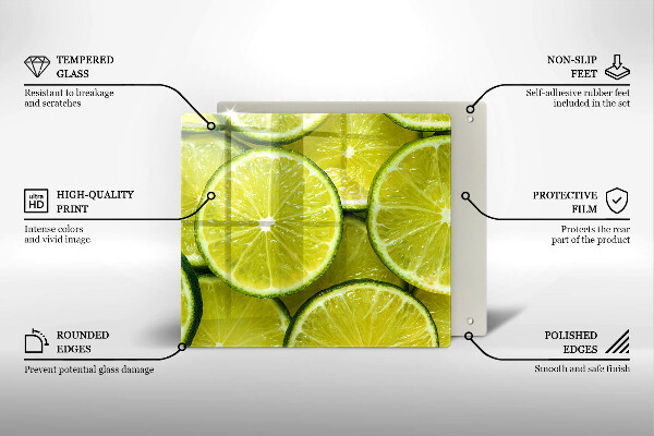Worktop saver Lime slices