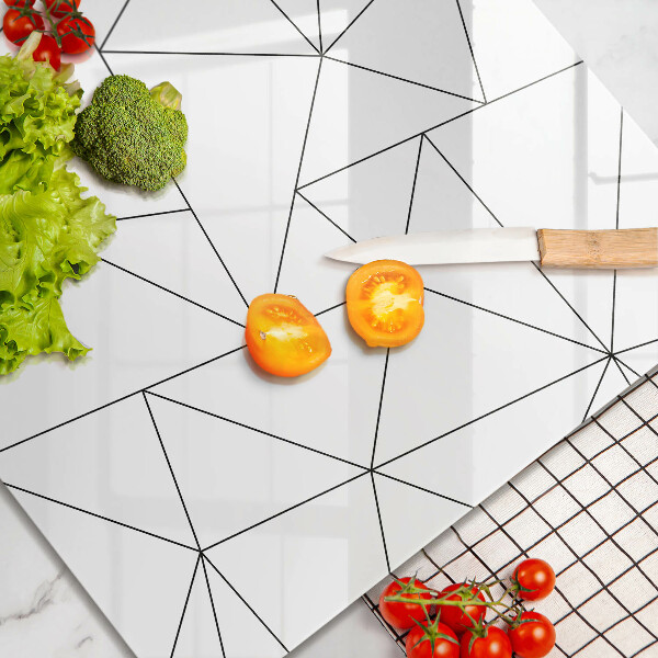 Worktop saver White triangles