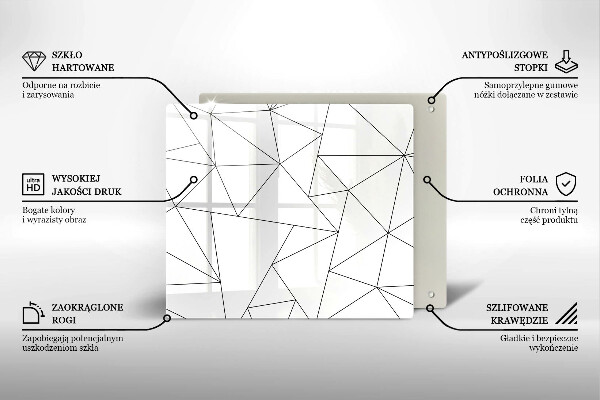 Worktop saver White triangles