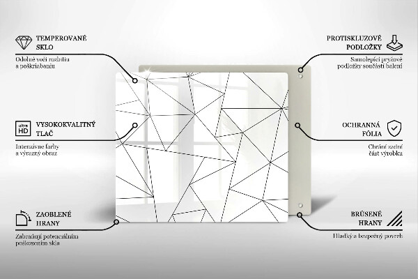 Worktop saver White triangles
