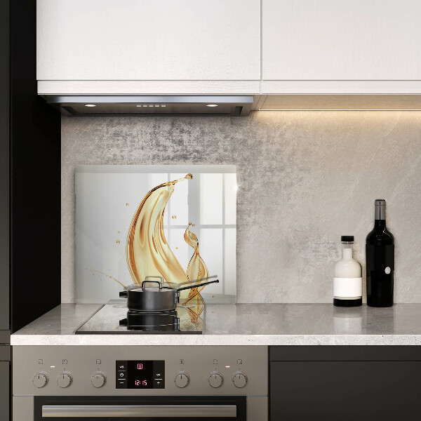 Glass kitchen board Olive oil