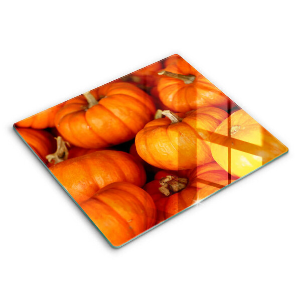 Glass kitchen board Pumpkins