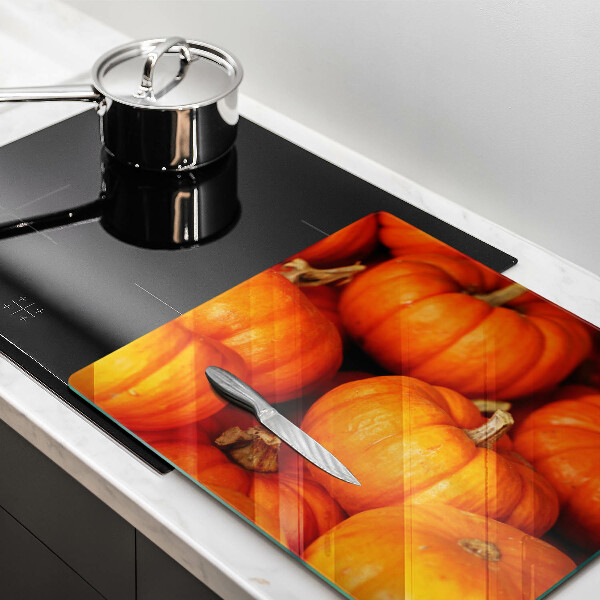 Glass kitchen board Pumpkins