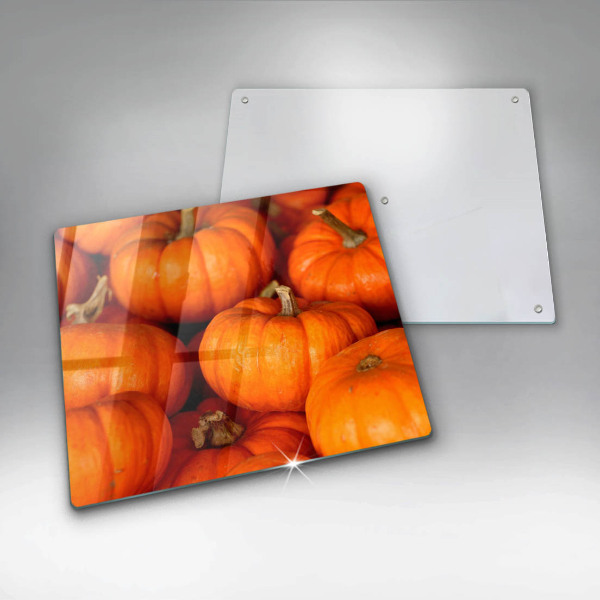 Glass kitchen board Pumpkins