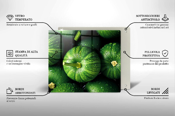 Worktop saver Green pumpkins