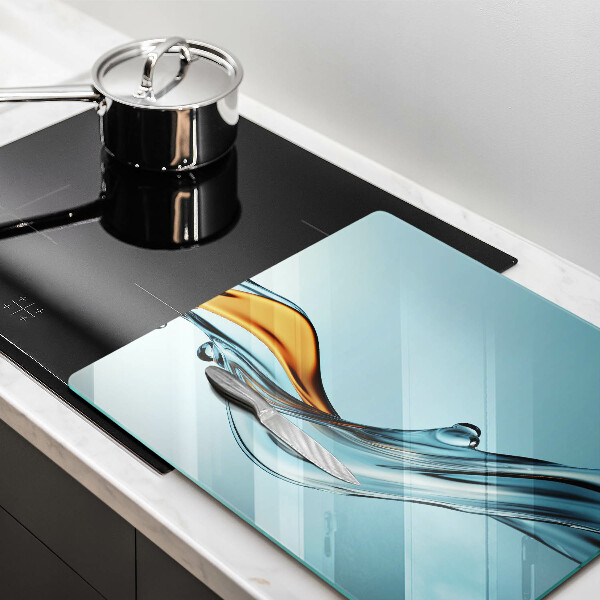 Worktop saver Water on a blue background