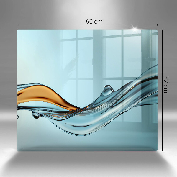 Worktop saver Water on a blue background